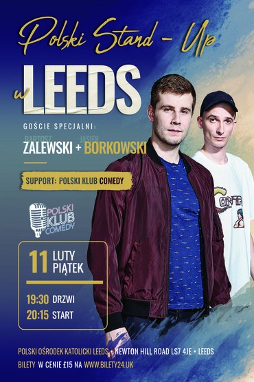 Polski Stand-Up w Leeds (Zalewski + Borkowski)