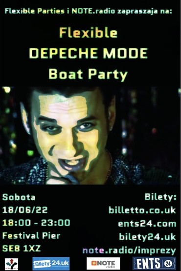 Flexible DEPECHE MODE Boat Party