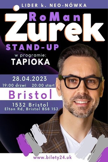 RoMan Żurek – "One RoMan Show" program Tapioka | Bristol
