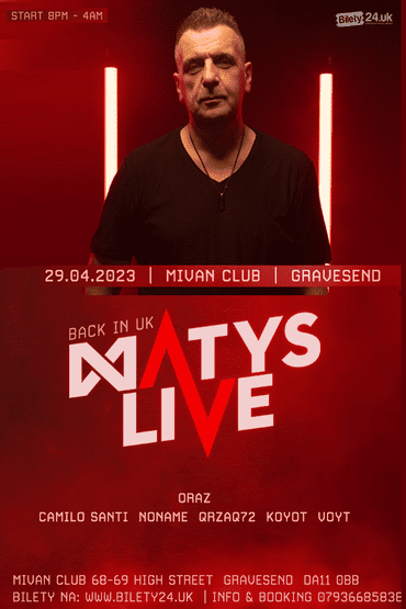 MATYS LIVE - BACK IN UK