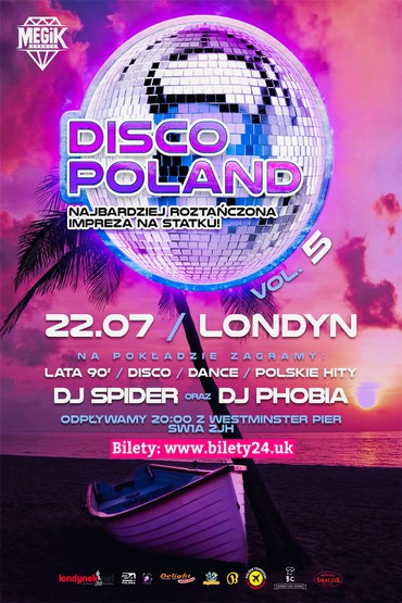 DISCOPOLAND roztańczona Impreza na statku