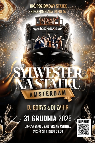 Sylwester na statku w Amsterdamie | 2026