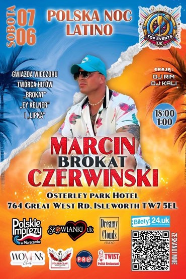 Polska Noc Latino w stylu Reggaeton ( Marcin Brokat Czerwiński Live).