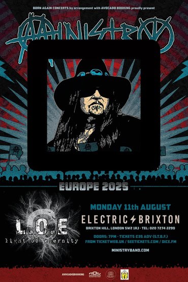 MINISTRY na żywo w Electric Brixton – Legenda industrial metalu w Londynie!