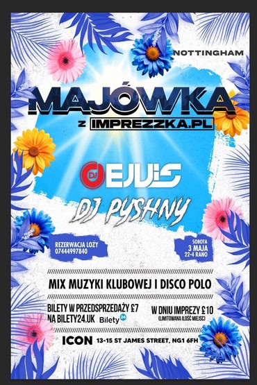 Majówka z Imprezza.pl | Nottingham 