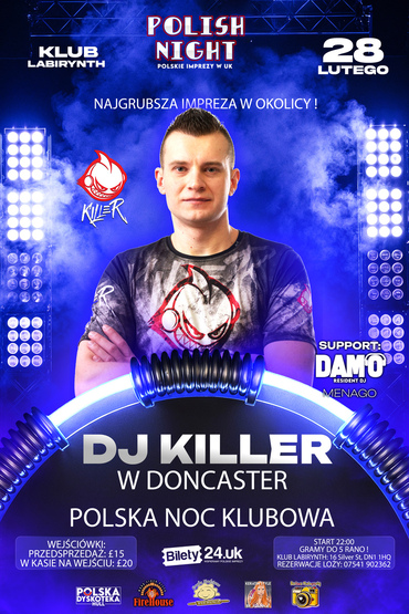 DJ KILLER W DONCASTER - POLSKA NOC KLUBOWA 