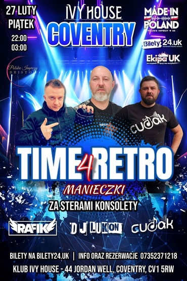 TIME4RETRO COVENTRY IMPREZA RETRO - MANIECZKI | Coventry