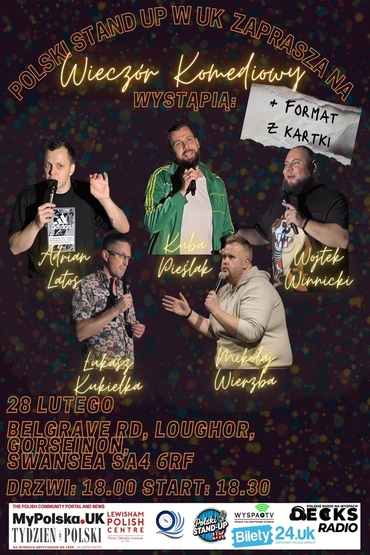 Wieczór Komediowy | Swansea