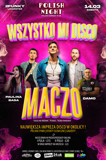 WSZYSTKO MI DISCO - LEICESTER