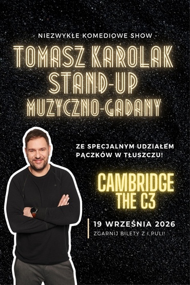 Tomasz Karolak - stand-up | Cambridge 2026