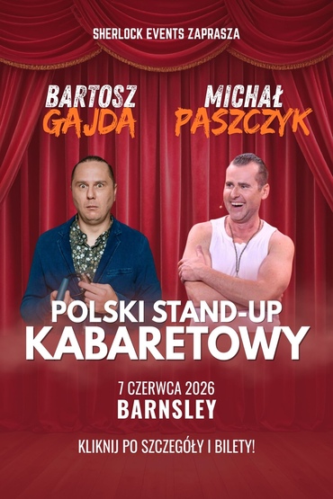 Polski stand-up kabaretowy: Gajda i Paszczyk | Barnsley 2026
