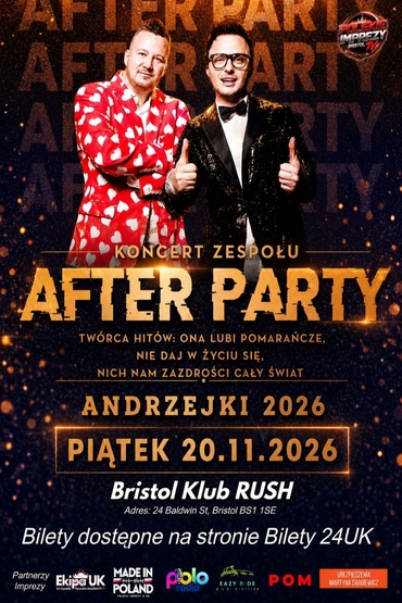 Koncert zespołu After Party Bristol / Polskie Imprezy Bristol 20 Listopada 