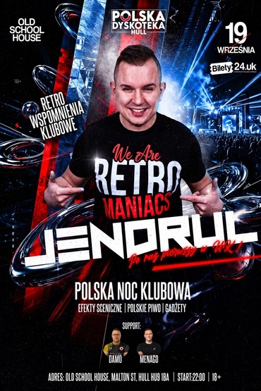 JENDRL W HULL | POLSKA NOC KLUBOWA | RETRO