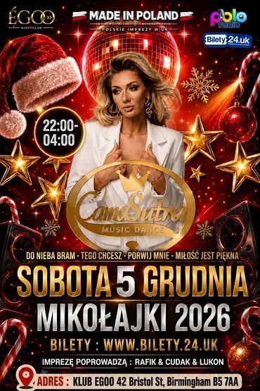 ZESPÓŁ CAMASUTRA BIRMINGHAM ☆ MIKOŁAJKI 2026 BIRMINGHAM