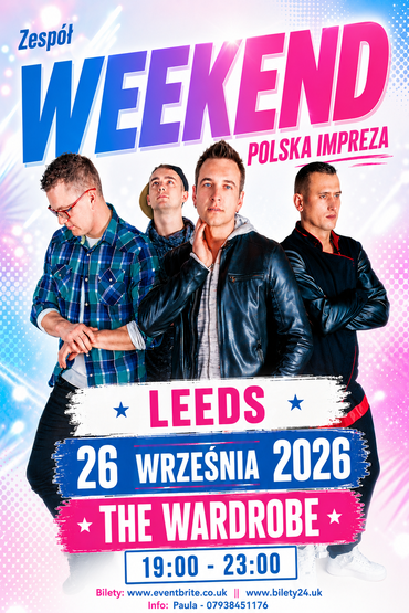 Zespół WEEKEND w Leeds