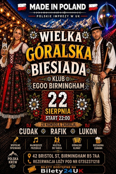 ☆POLSKA NOC GÓRALSKA W BIRMINGHAM☆ 