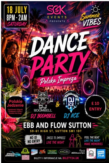  DANCE PARTY – POLSKA IMPREZA SGSK EVENTS 