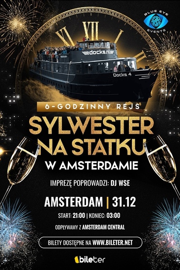 Sylwester na Statku w Amsterdamie | 6-godzinny rejs
